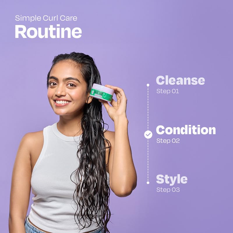 Image of Manetain Ultimate Bond Repair Therapy 100gm | Deep Repair Curl Conditioner for Curly Hair Women & Men | Strengthening Conditioner for Frizzy Hair with FiberHance, Plant Keratin & Ceramides | CG‑Friendly