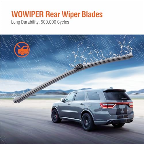 Image of 15 inch Rear Wiper Blade Replacement for Audi Q5 2022-2018 Q7 2021-2017 A4 2019-2011 /Volkswagen Touareg 2014-2011 /Land Rover Range Rover Sport 22-16 Rear Windshield Wiper Blade (A360H)