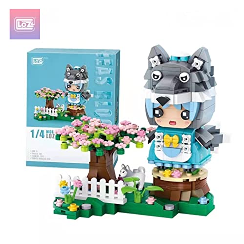 LOZ1662 物語シリーズ：狼の子 LOZ miniブロック おもちゃ 玩具 6歳以上 大人の積み木 積み木 ミニブロック ブロック 創意 DIY 組み立て トレンド 人気玩具 流行玩具 玩味生活 プレゼント ギフト