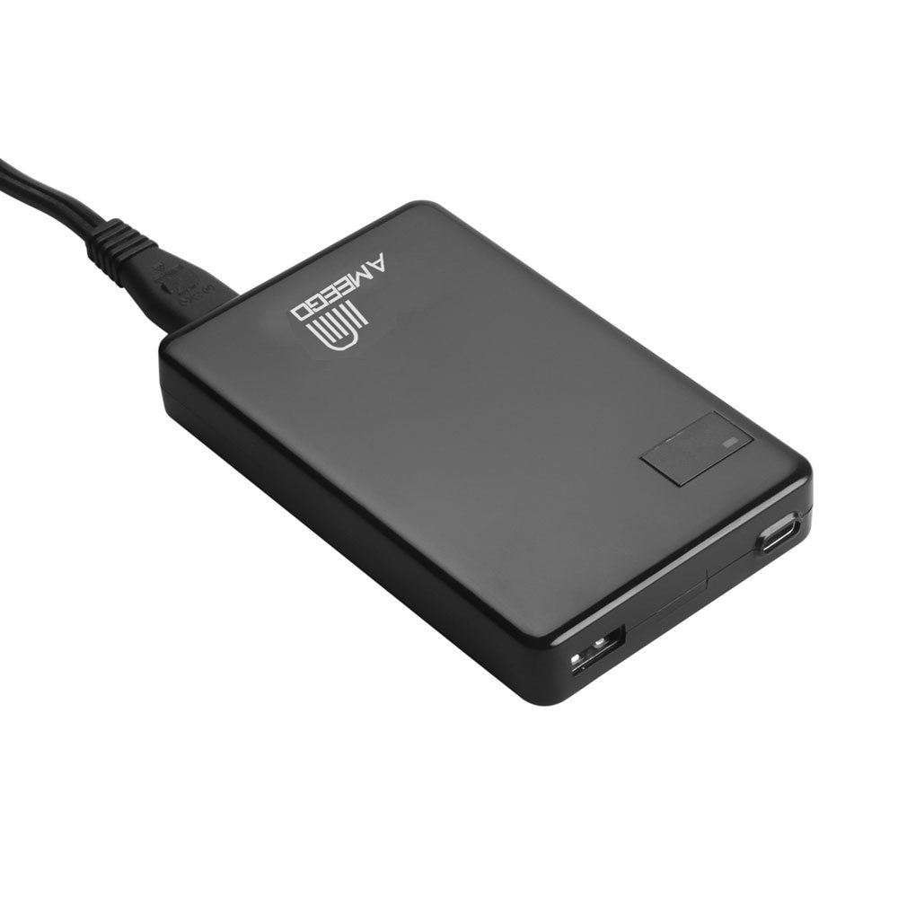 Cargador portátil USB C Cargador universal para portátil USBC 60 W, 1 puerto USBC 60 W, 1 puerto USBC 60 W, 1 puerto USBA de 10 W para ordenadores portátiles, tabletas y smartphones HP Apple