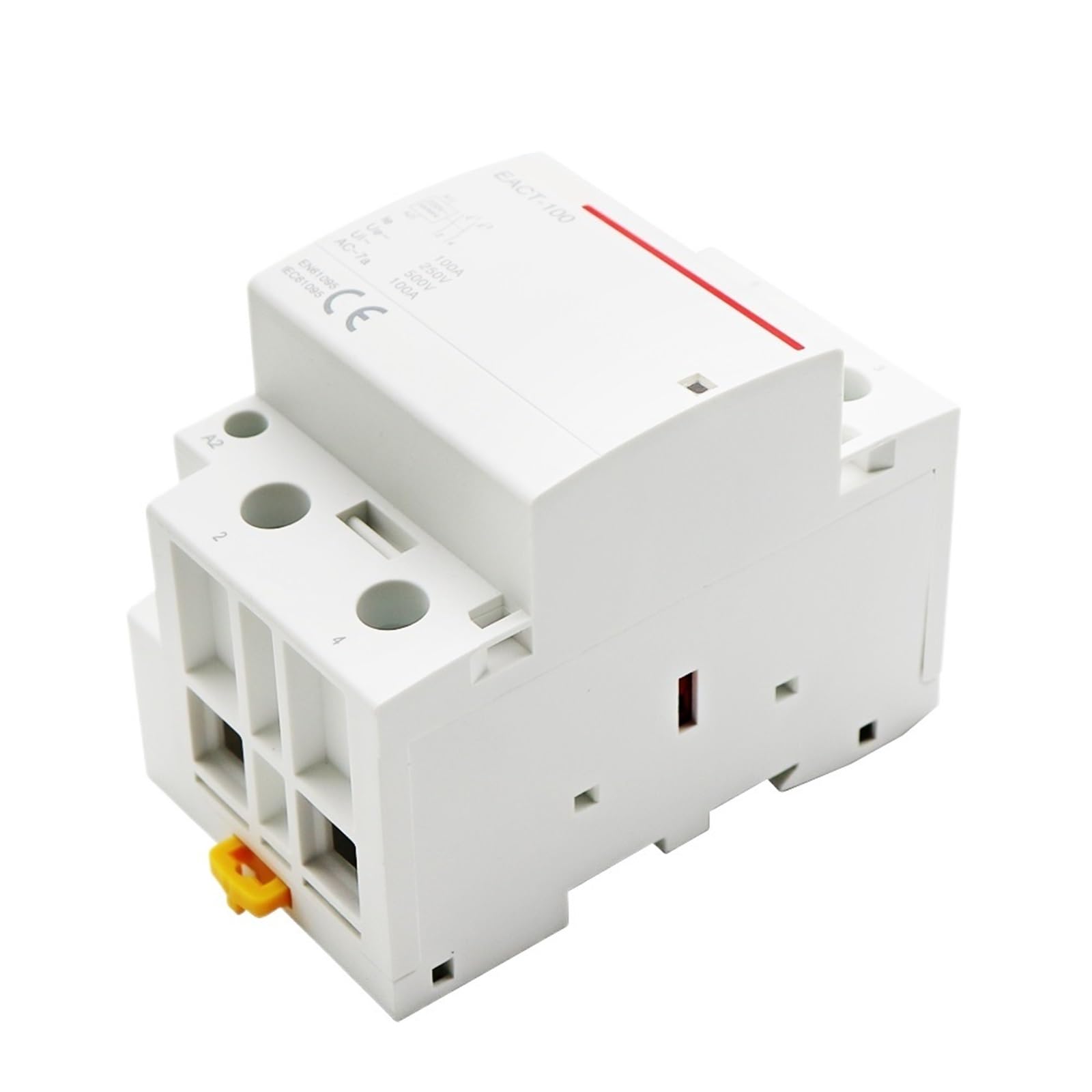 1 sztuka 2P 100A AC 110V 220V 50/60 Hz Din Rail domowy modułowy przełącznik stycznika AC 2NO 2NC 1NO1NC (1NO1NC, 220V)