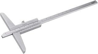 0-150/0-200/0-300mm Vernier Depth Gauge Woodworking Depth Measuring Tool