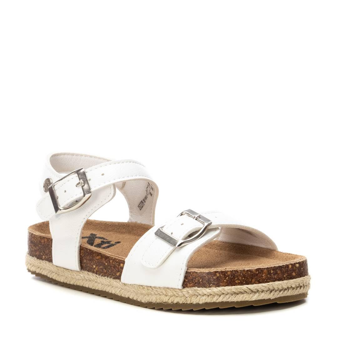 XTI - Sandalia Niña Blanco - Calzado Cómodo y Versátil - Moda casual - Modelo 15127901 (Talla 34)
