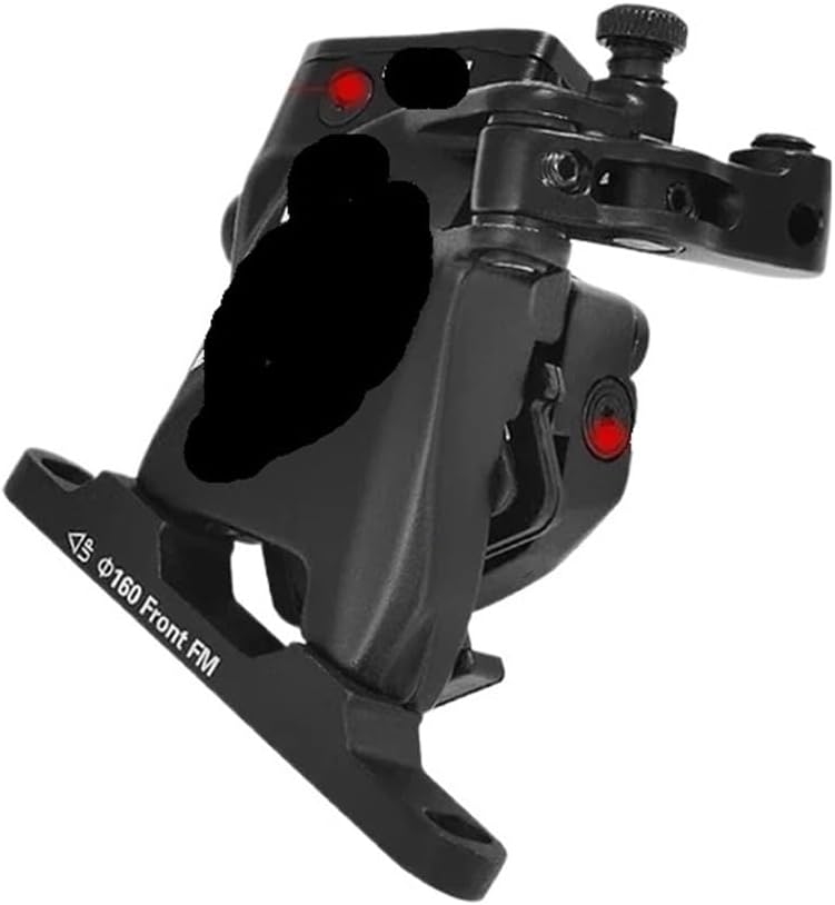 Brake Caliper Line Pulling Oil Pressure Calipers Hydraulic Disc Brake Road Bike Brake Set Rush Front Rear 160MM Scooter Bike Parts Universal(Front Brake)