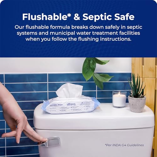 Image of Squatty Potty Bamboo Flip Stool (7″ & 9″ Adjustable) + Plant‑Based Flushable Wipes Bundle - Enhanced Bathroom Posture & Fresh Clean