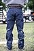 Key Industries Men's Indigo Denim Double Front Logger Dungaree Pant, 36W x 30L