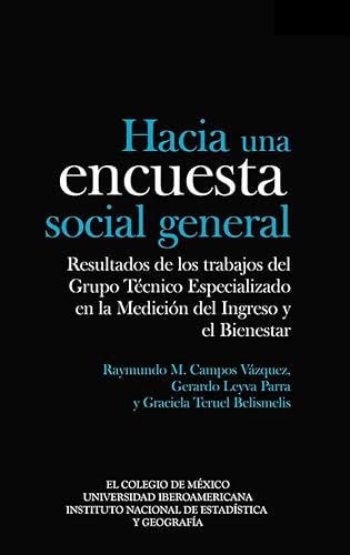 Hacia una encuesta social general Resultados de los trabajos del Grupo Técnico Especializado de la Medición del Ingreso y el Bienestar (Spanish Edition)