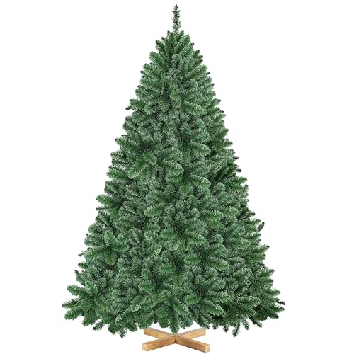 Yaheetech Árbol de Navidad Artificial de 183 cm con 903 Puntas, Resistente al...