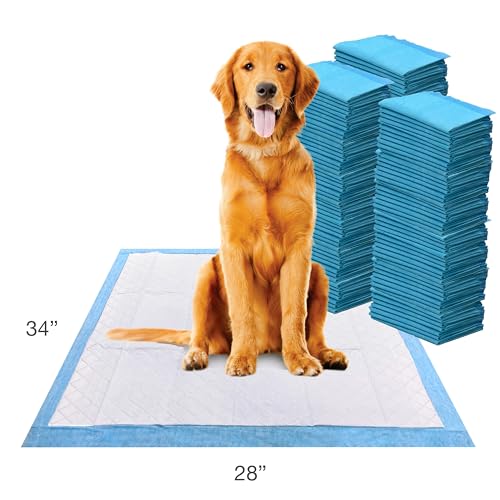 Image of Four Paws Wee-Wee Superior Performance XL Pee Pads for Extra Large Dogs, Leak-Proof Floor Protection Dog & Puppy Quilted Potty Training Pads, Unscented, 28 inch x 34 inch (150 Count)