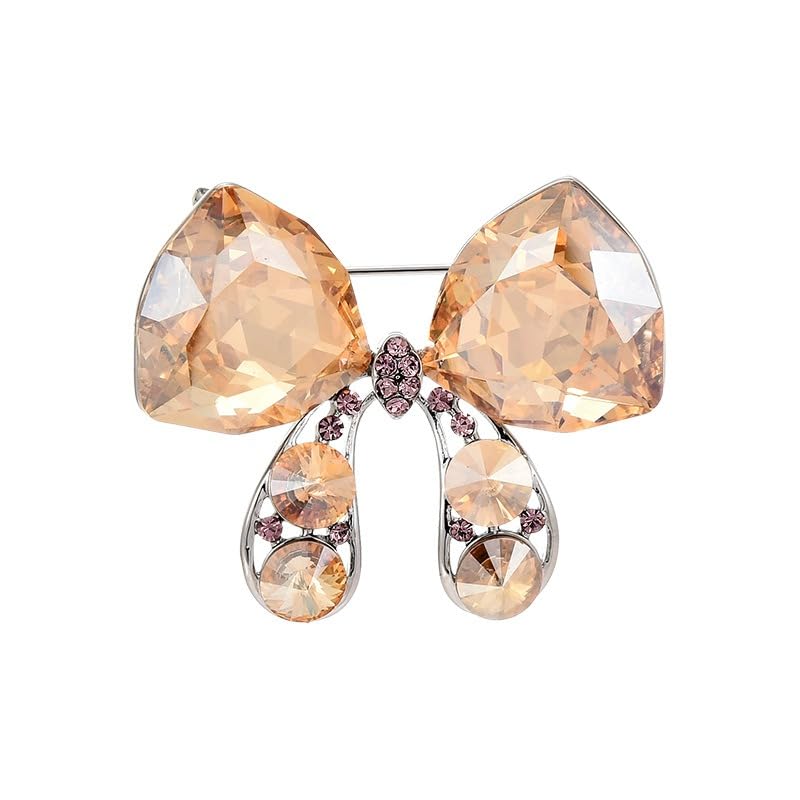 Pearl Flower Brooch and Pins for Women Gold Butterfly Bow Elegant Pin Christmas Gift Jewelry