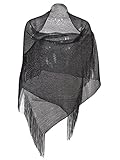 Vijiv Women's 1920s Gatbsy Vintage Shawl Wrap For Bridal Prom Wedding Party Evening Dresses