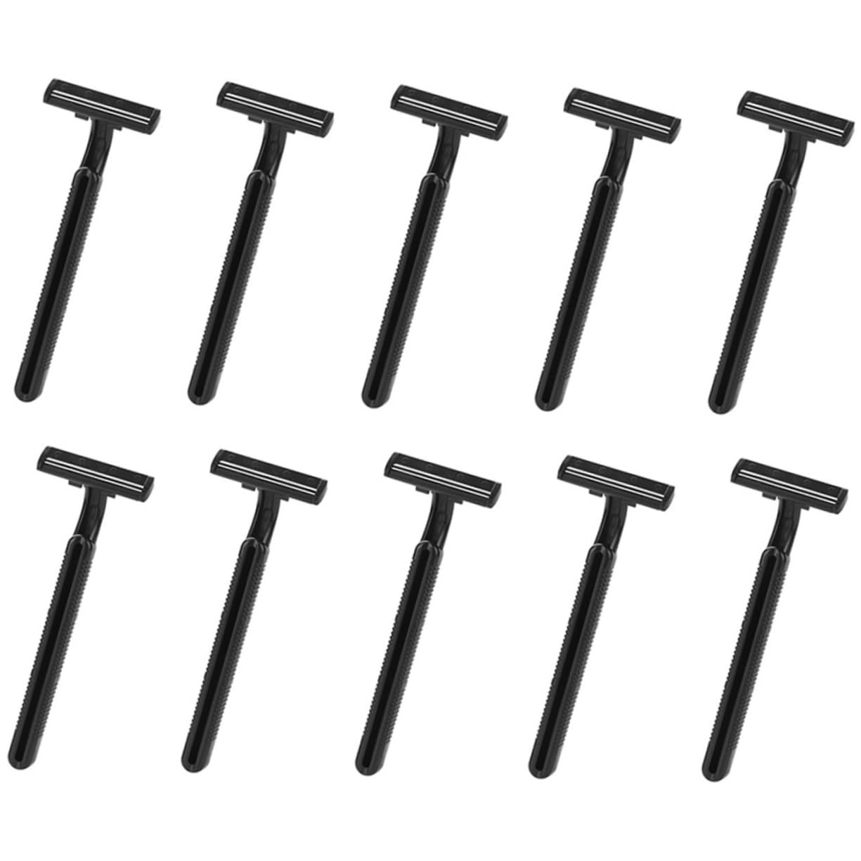 Beavorty Material 10pcs Anti-slip Hair Removal Scraper Razor Hair Shaver Depilatory Tool Easy to Use