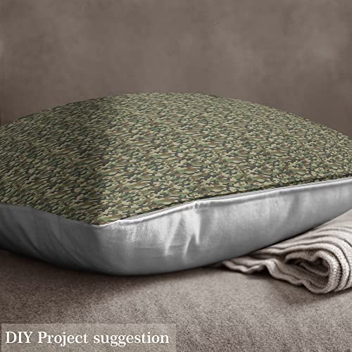 Camo Upholstery Fabric for Chairs Sofa Couch,Wild Camouflage Outdoor Fabric by The Yard,Nature Farmhouse Decor Fabric for Upholstery and Home DIY Projects,2 Yards,(L184*W150cm) Green Brown - Image 3