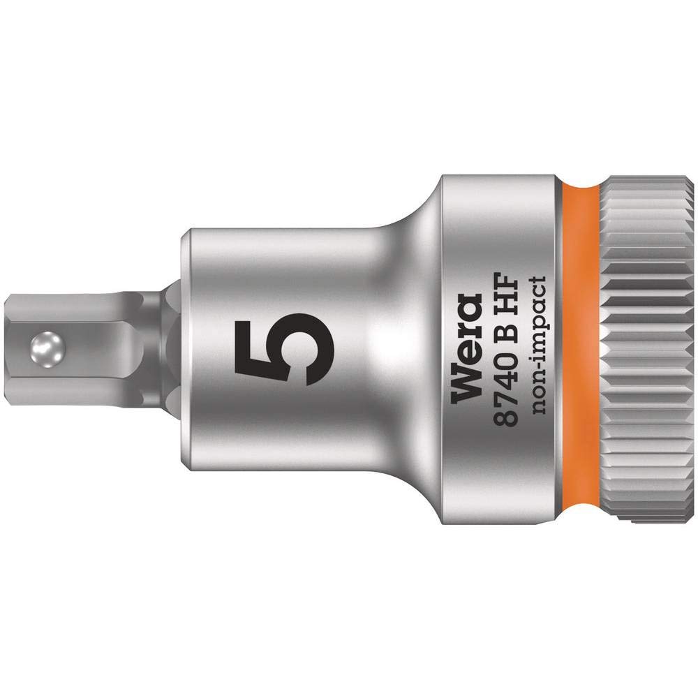 Wera 8740 B HF Zyklop In-Hex 3/8"" Bit-Socket 5 x 35mm