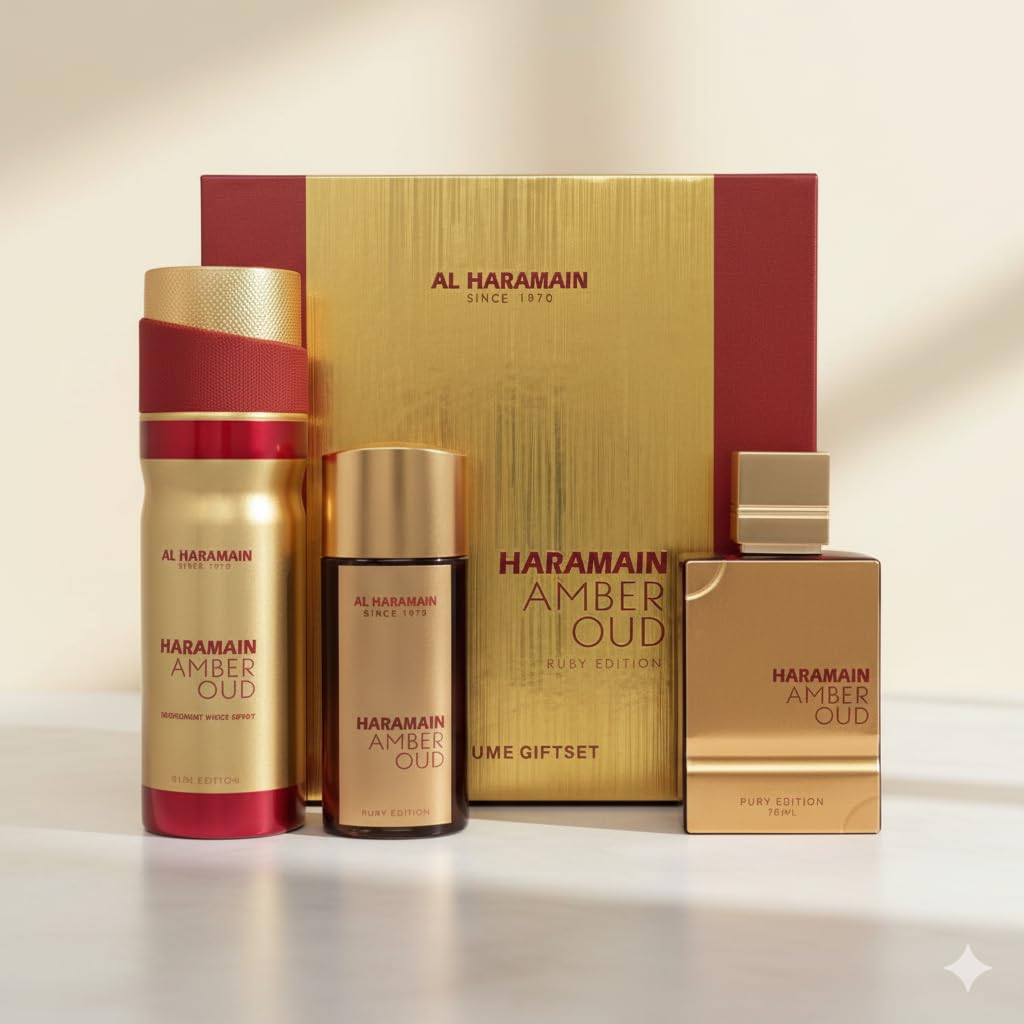 Amazon.com : Amber Oud - Ruby Edition by Al Haramain for Unisex