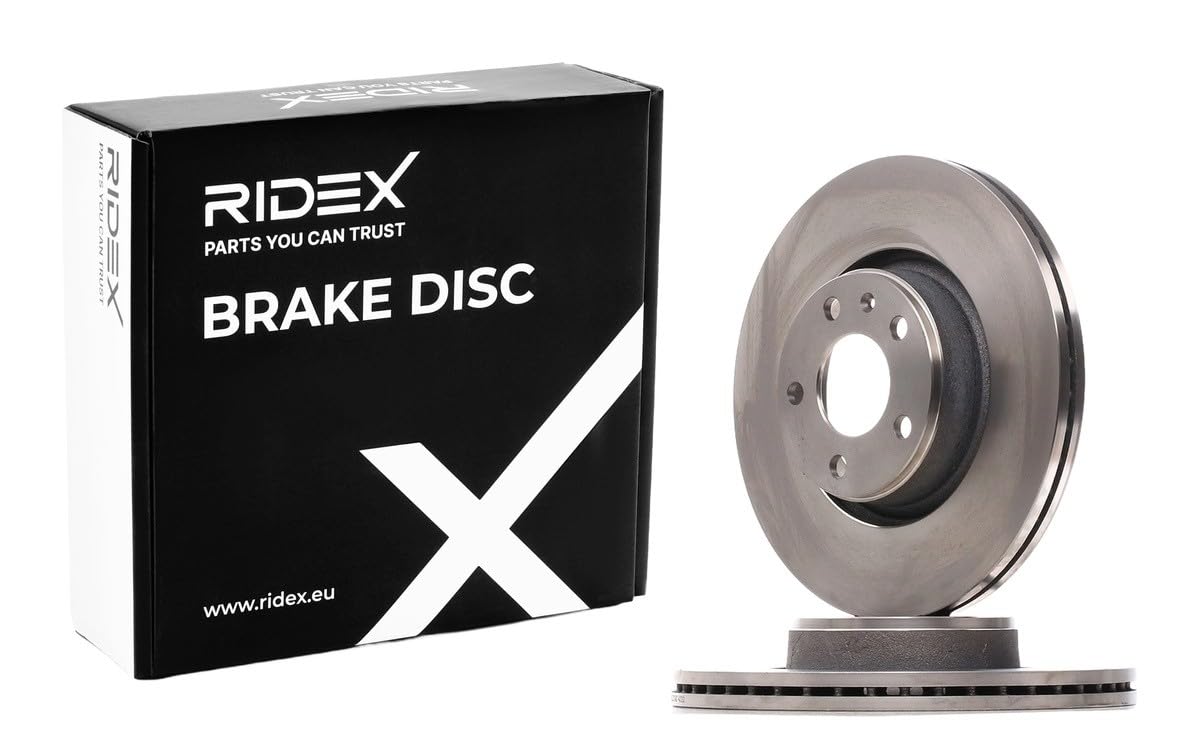 RIDEX 82B0337 2x Disco freno Anteriore senza viti/bulloni Compatibilità con AUDI A6 Avant 4F5, C6