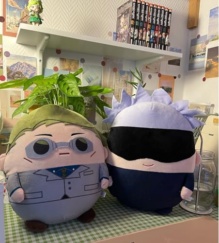 Image of AMNPOLEN Anime Plush Doll Figures Gojo Satoru /Yuji Itadori Plushie Stuffed Toys Keychain Cosplay Props Gift For Fans (Nanami Kento,22Cm /8.66Inch)