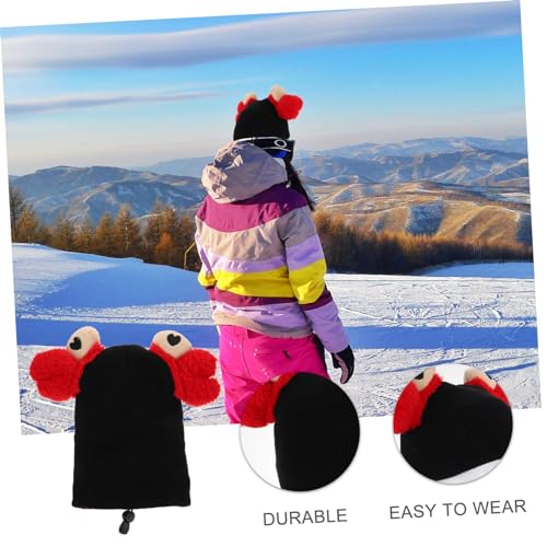 Cubierta de casco de esquí YARNOW con diseño animado de hilo 4