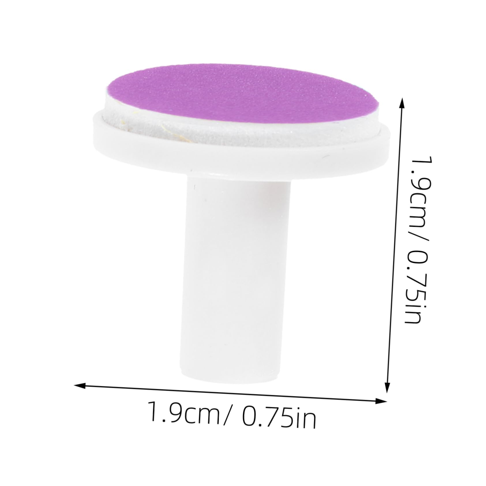 Ipetboom Versatile Nail Grinding Head Set 6 Pcs Replacement Pads for Universal Baby Nail Grinders Fine Nail Polish Grinding