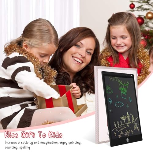 Image of MKY LCD Writing Tablet, Electronic Digital Writing & Colorful Screen Doodle Board, 12-Inch Drawing Tablet Gift for School Kids (Multicolor, Pack of 1)