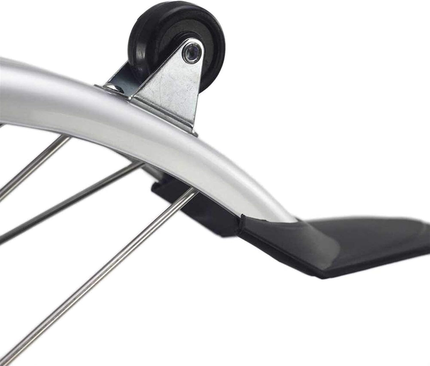 Folding Bicycle Fender Front Fender Mudguard 160g PVC (Colour: with Q Rack Silver)