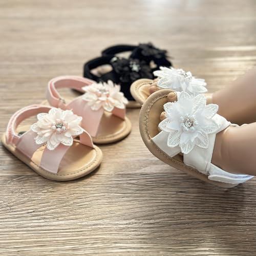 Infant Baby Boys Girls Summer Sandals Party Wedding Dress Flats Shoes Newborn Crib Shoes First Walkers Prewalkers 0-18 Months4