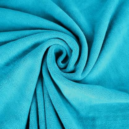 JML Mikrofaser-Badetücher, extra großes Badetuch, 6er-Pack, 76,2 x 152,4 cm, übergroß, weich, super absorbierend und schnell trocknend, Badezimmer-Handtuch-Set für Sport, Fitness, Yoga, Blaugrün – Bild 5