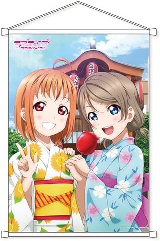 Amazon ラブライブ サンシャイン 高海千歌 渡辺曜 B2タペストリー 約縦72 8cm 横51 5cm アニメ 萌えグッズ 通販