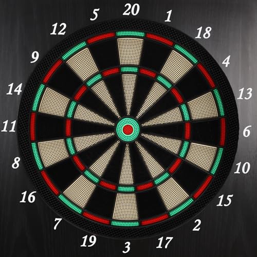 Elektronische Dart-Set Dartboard Dartscheibe 12 Pfeile Dartmaschine, Dartscheibe, Dekoratives Dartscheiben-Schrank-Set für Büros, Gärten, Partyräume – Bild 8