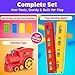 Atlasonix Domino Train | Domino Train for Kids | Dominos for Kids - Automatic Domino Laying Toy Set (300, 220,160 Blocks) with Colorful Dominos - Montessori STEM Toy