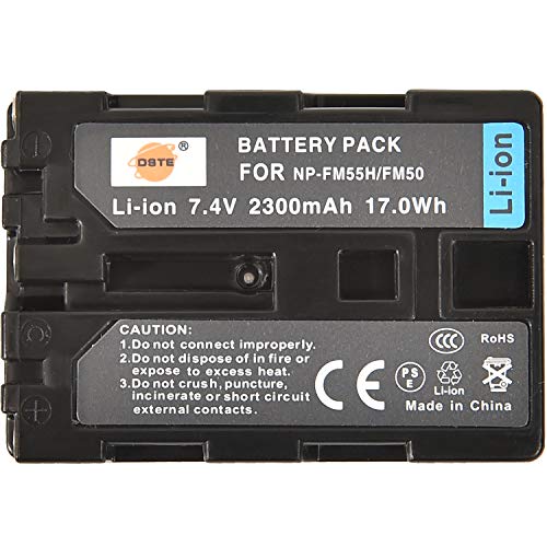 Cargador USB dual y batería NP-FM50 compatible con Sony NP-QM51 3