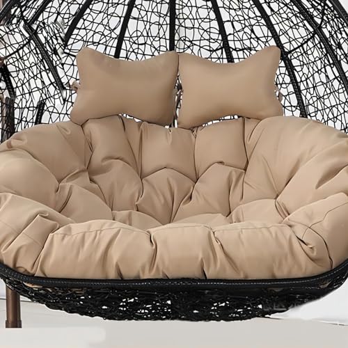 Coussin de remplacement pour chaise suspendue double kaki pour assise usée