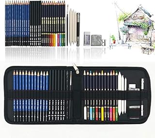 Drawing Pencils For Artists, 41PC Art Colouring Sketch Pencils Set with Drawing Tool In Personalized Big Pencil Case, Perfect for Artist Beginners Adults