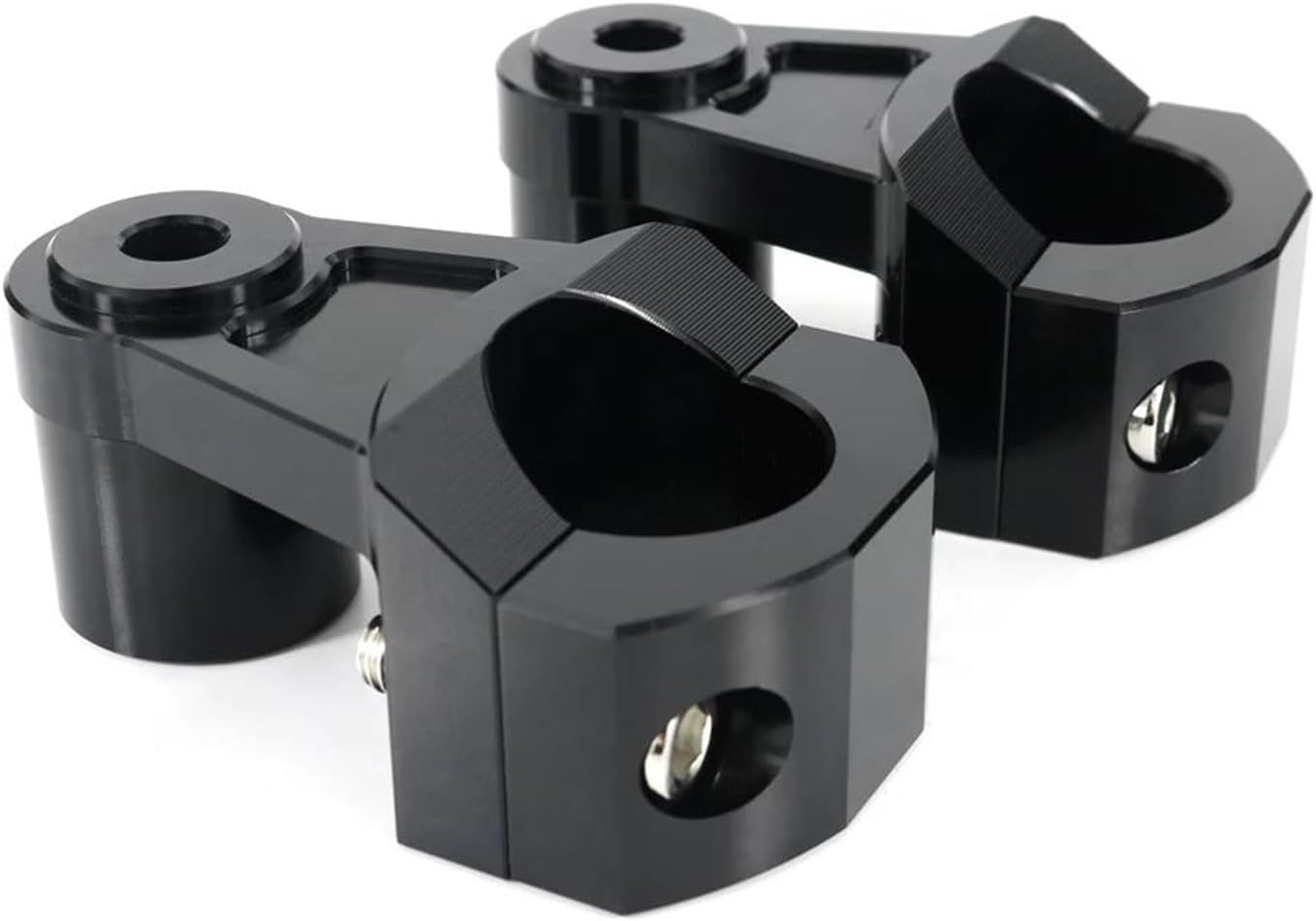 Motorcycle Handlebar Riser Motorcycle Aluminum Handle Bar Riser Handlebar Risers 32mm Fit For Kawasaki For Vulcan 1700 For Vaquero For Voyager For Vaquero Motorcycle Riser(Black)
