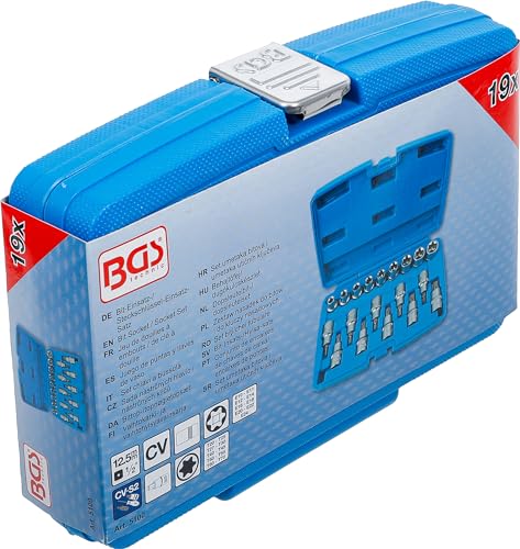 BGS 5100 Set de 19 piezas con puntas Torx y E-profile miniatura 7