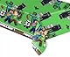 Tischdecke * Minecraft * als Deko für Kindergeburtstag und Mottoparty | GröÃŸe: 120x180cm, abwischbar, wiederverwendbar | Kinder Geburtstag Party Superheld Kinderheld