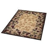 Touch of Class Beaujolais II Grape Area Rug, 3'11' x 5'3'