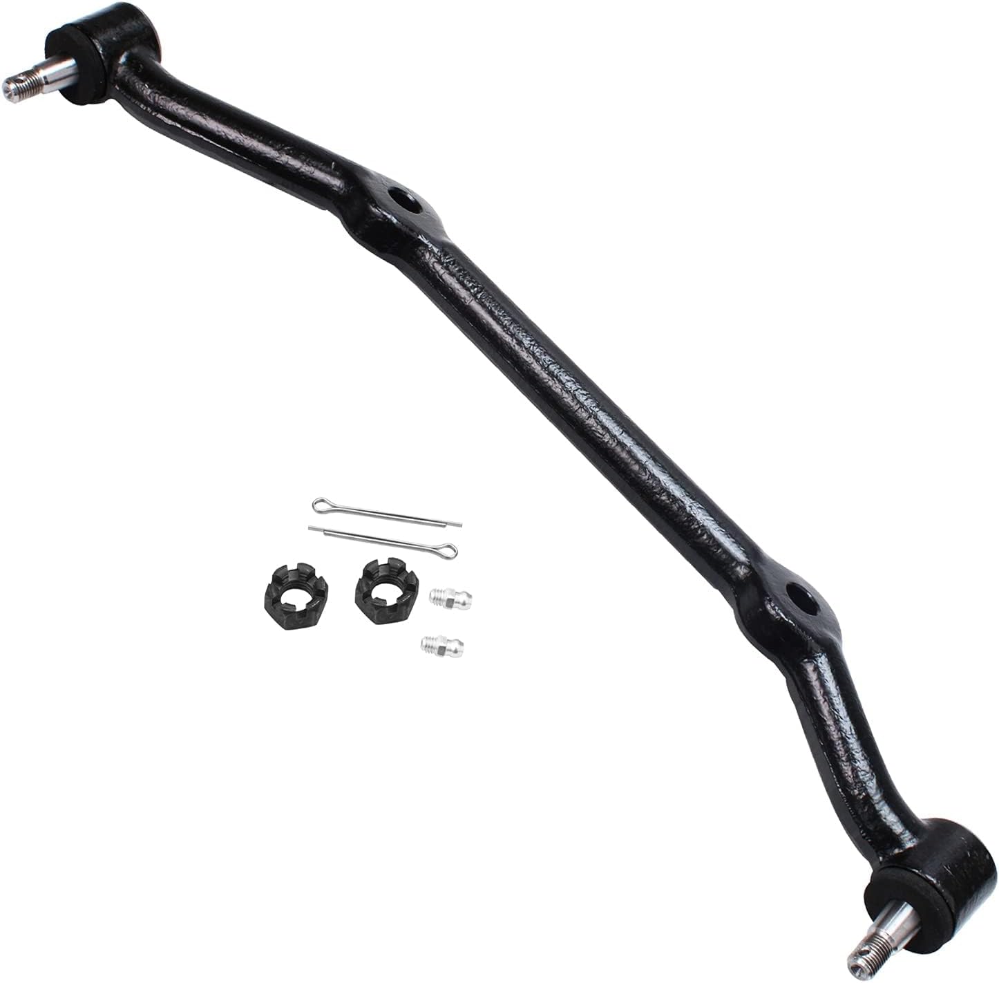 Detroit Axle - 2WD Front Tie Rods Center Link Kit for Chevy Blazer S10 GMC Sonoma S15 Jimmy, Center Link, Idler Arm, Inner and Outer Tie Rod Ends Adjusting Sleeves Replacement