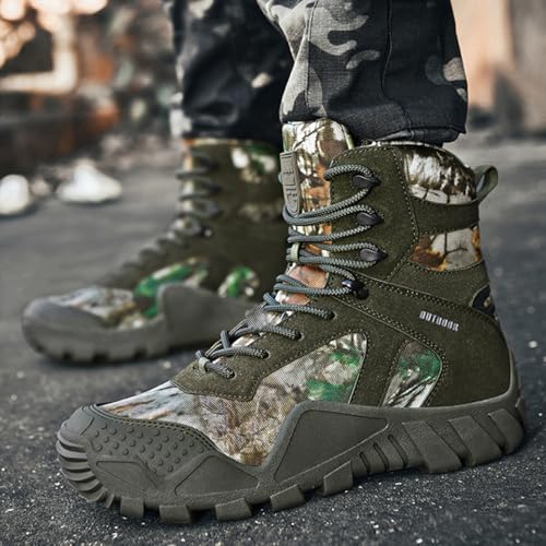 Men's Breathable Hiking Boots Outdoor Lightweight Non-Slip Tactical Boots Jungle Desert Combat Boot3