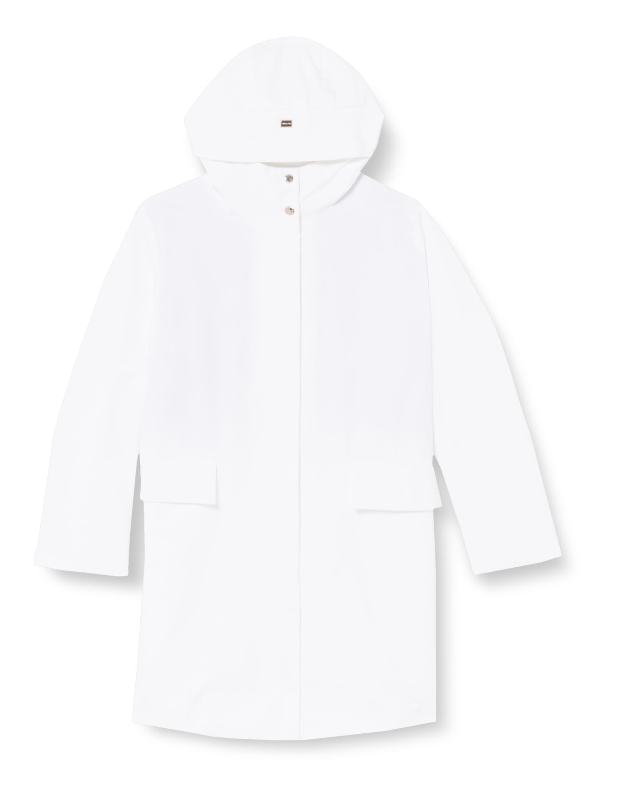 Geox Women's W NAHALA Coat Jacket, Brilliant White, 38
