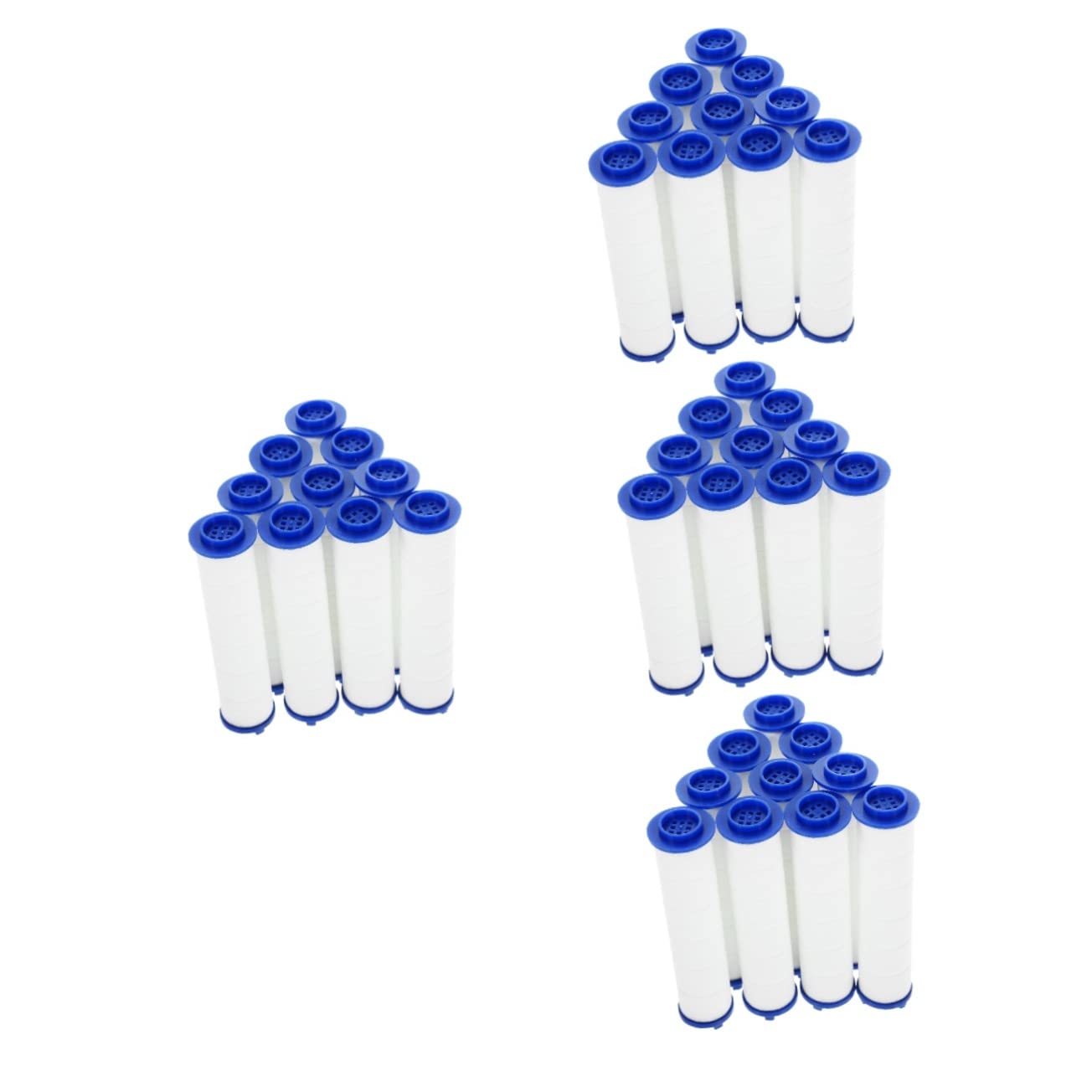 Cabilock Filtro De Repuesto para Ducha De Filtro De Algodón PP Engrosado Filtración Efectiva De Impurezas para Baño Herramienta De Filtración para Agua Limpia 10 Piezas X 4