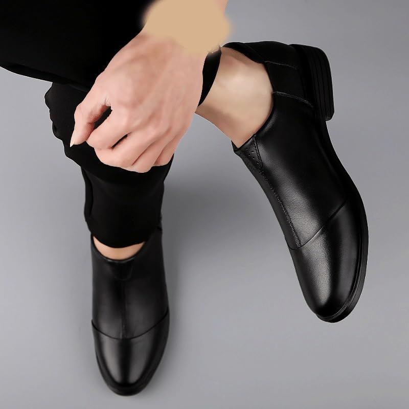 Men's Formal Shoes Business Anti-Slip Non Slip Resistant Classic Casual Slip On Breathable Spanish Leather2