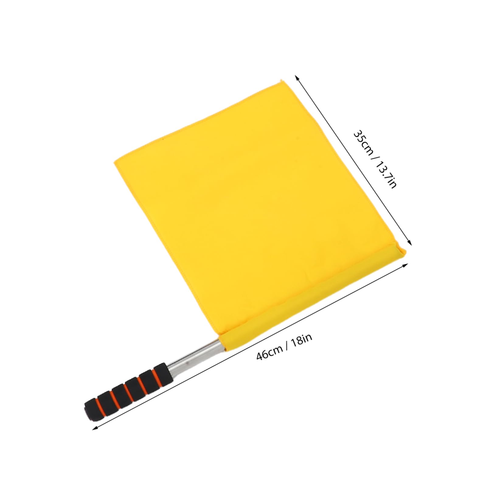 ibasenice 3 Series Banderas De Señalización De Tráfico Banderas De Referí Y Advertencia Ligera Y Resistente Mango De Antideslizante Alta Visibilidad Para Y De Tráfico 3 Piezas*3