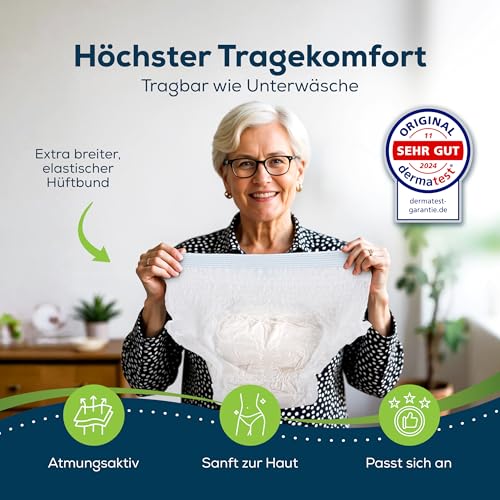 Sensalou Inkontinenz-Erwachsenen-Windeln Größe XXL (22 Stk) Männer Frauen - Windel-Hosen-Pants für Erwachsene Senioren Tag Nacht