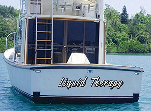 Boat Name Decal Custom Hull Graphic Premium Marine Vinyl Lettering CTDP