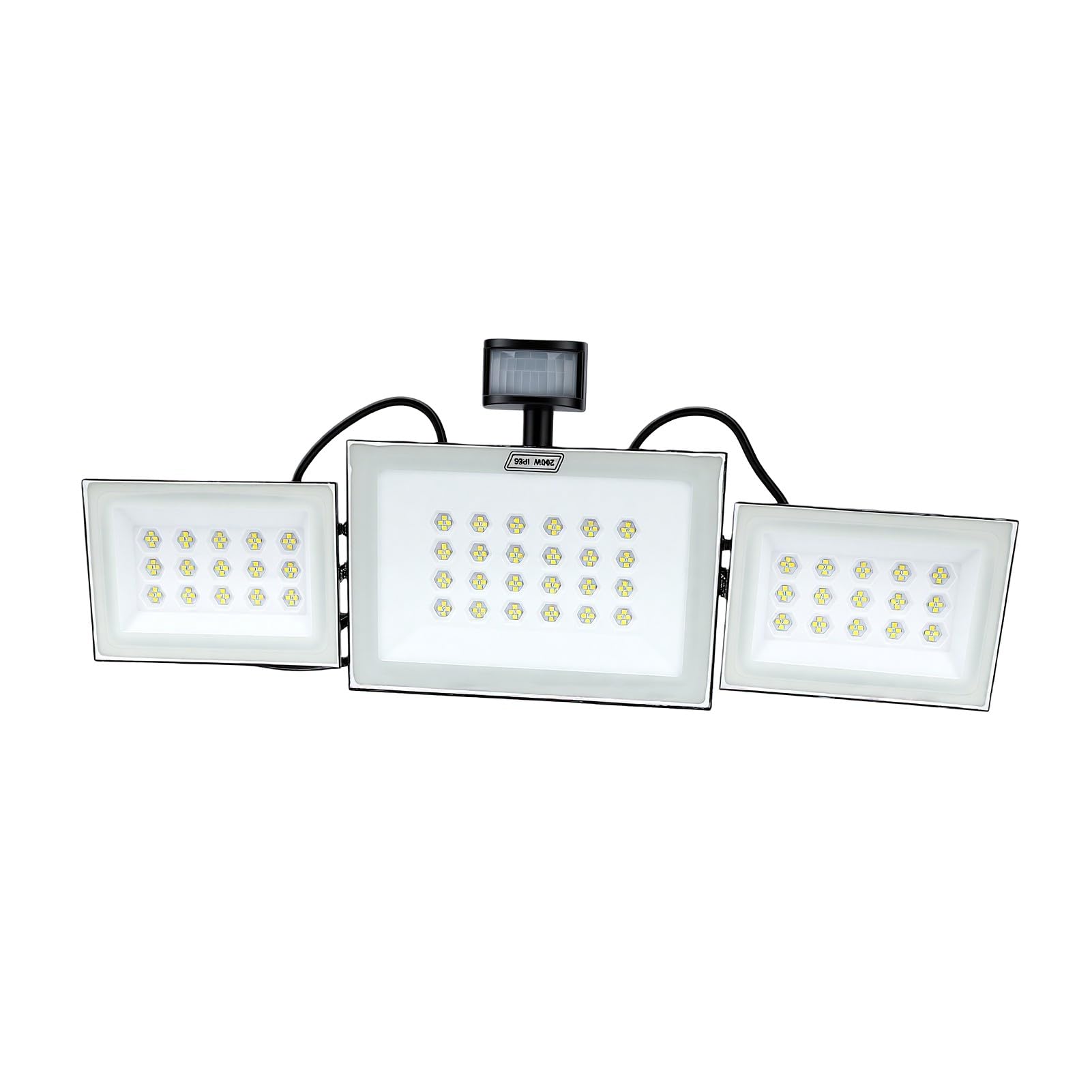 PUSOKEI Czujnik Ruchu Oświetlenie Zewnętrzne 340W LED Reflektor