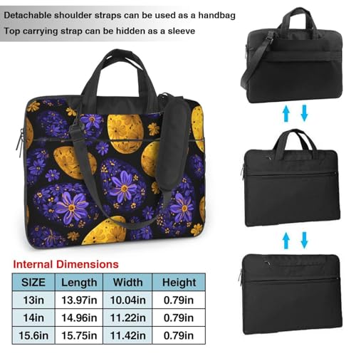 Maletín portátil impermeable floral 13 pulgadas miniatura 4