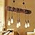 Farmhouse Lighting Rustic Chandelier Dining Room Lighting Fixtures Hanging Farmhouse Chandelier Chandeliers 6 E26 Bulb Sockets Industrial Suspension Light Line Can Be Adjusted Freely (With Switch)