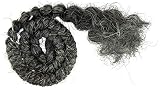 Mehron Make-up Crepe Hair Braid 30 cm - Ciemnoszary