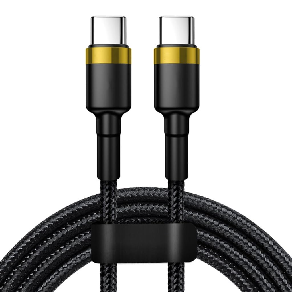 Elnwnnkc 120W 10A Type C to Type C Fast Charging Cable for Fast Speed Data Transfer and Quick
